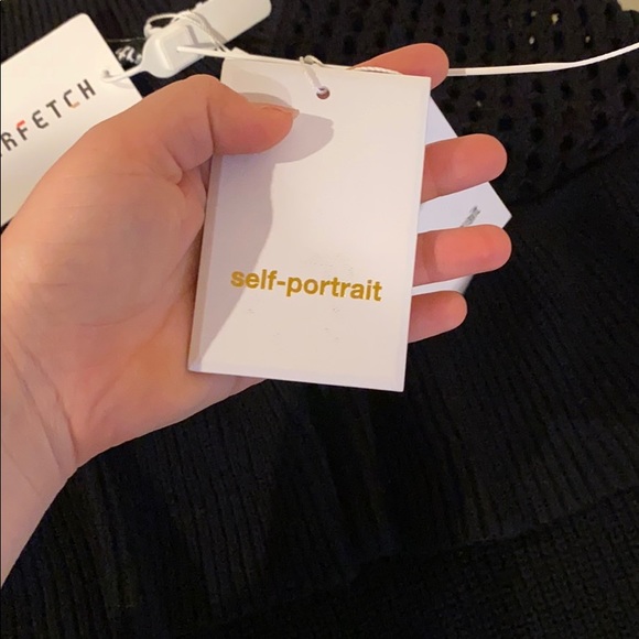 Self-Portrait Sweater Mini Dress - Picture 4 of 6